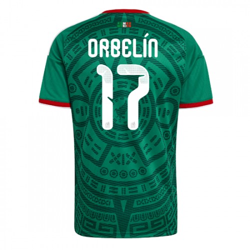 Pánský Fotbalový dres Mexiko Orbelin Pineda #17 MS 2026 Domácí Krátký Rukáv
